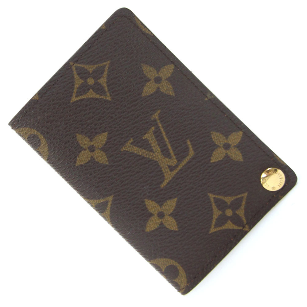 Louis Vuitton Monogram Portecarte Credit Pression M60937 Business Card Holder...